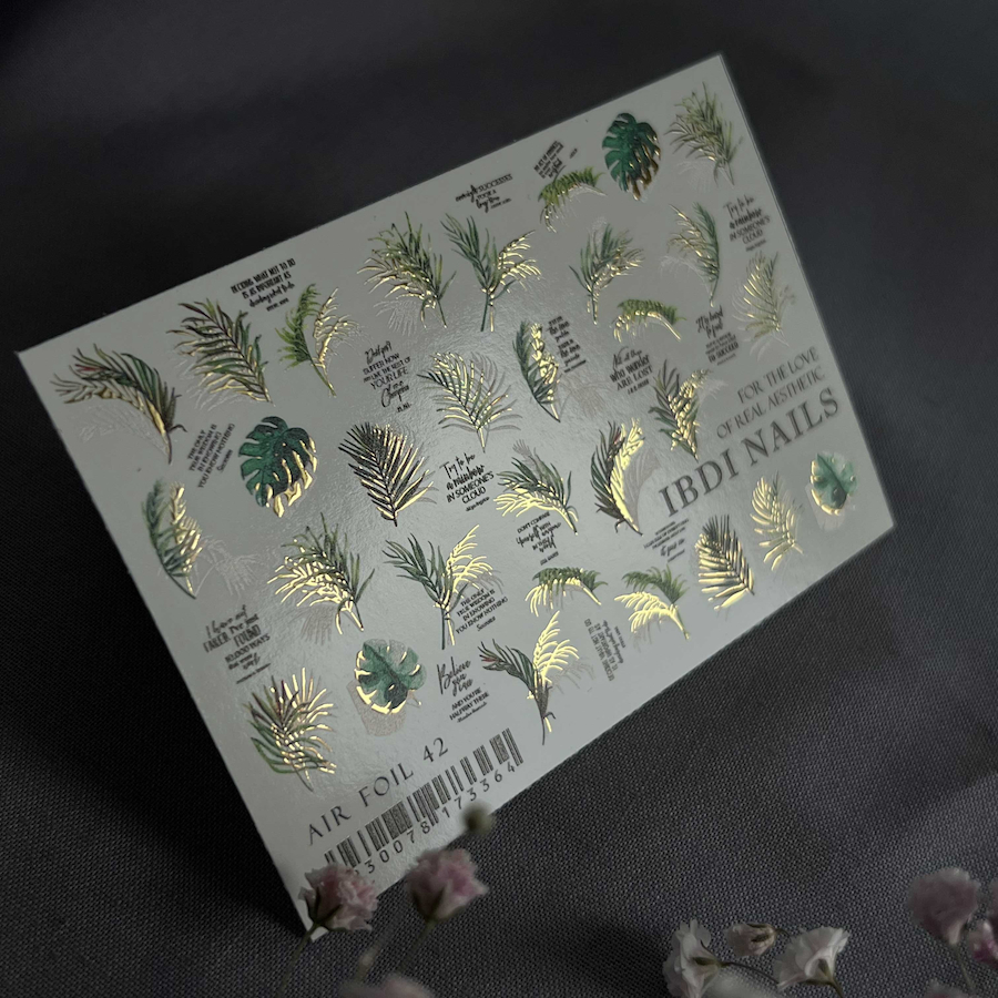 IBDI NAILS Слайдеры д/ногтей AIR FOIL  042