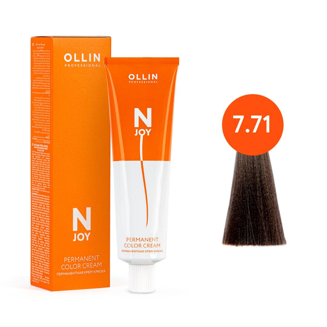 OLLIN N - JOY Перманентная крем - краска д/волос 100мл   7/71