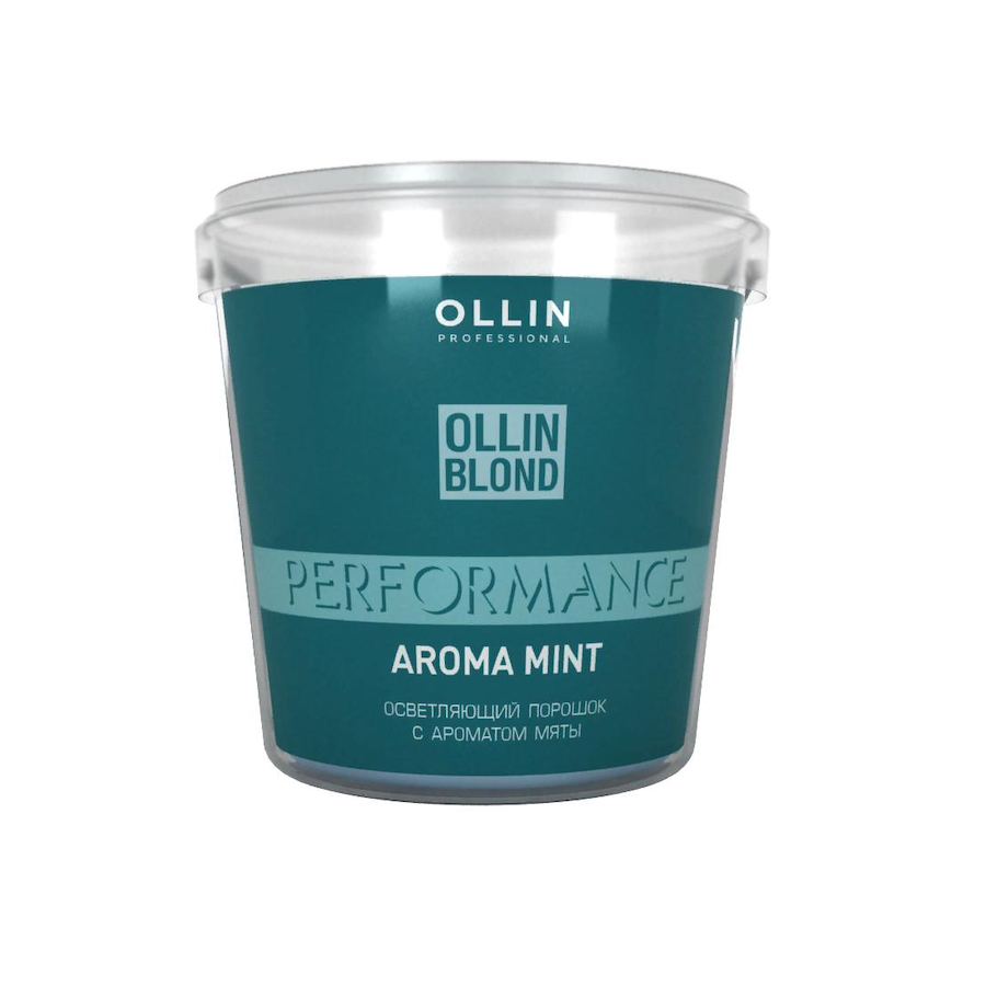 OLLIN BLOND PERFORMANCE Осветляющий порошок с ароматом мяты 500гр