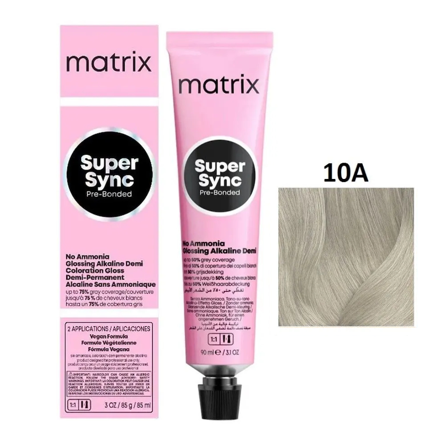 MATRIX COLOR.Sync Краска д/волос 90мл   10A очень очень светлый блондин пепельный