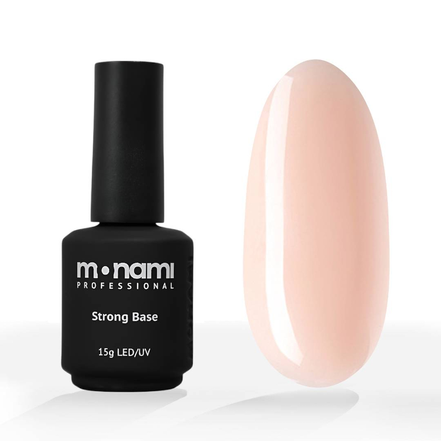 MONAMI База д/гель - лака STRONG 15мл  MISTY ROSE