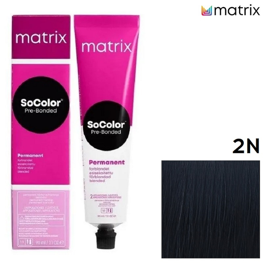MATRIX SOCOLOR.beauty Краска д/волос 90мл   2N черный натуральный