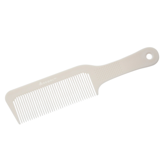 DEWAL Расческа CO-007/6 белая д/стрижки под машинку 22см