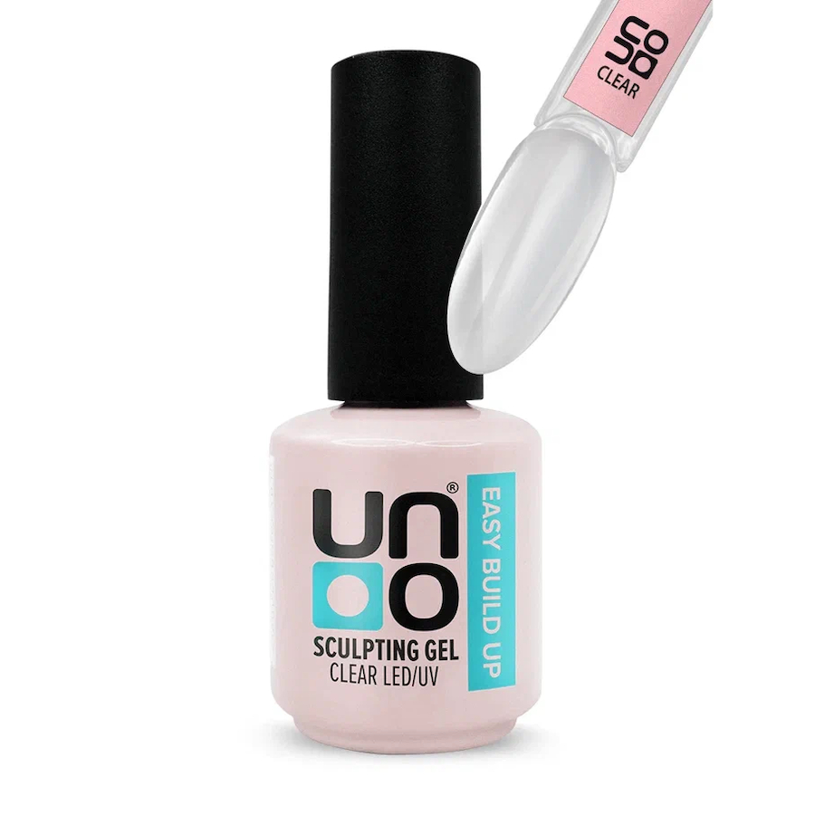 UNO Гель базовый моделирующий EASY BUILD UP 15мл  ПРОЗРАЧНЫЙ