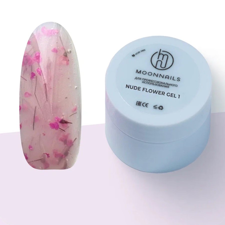 MOONNAILS Гель NUDE FLOWER 15мл  №01