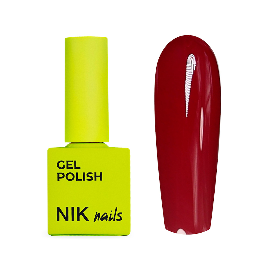 NIK NAILS Гель - лак RED 10мл  №05