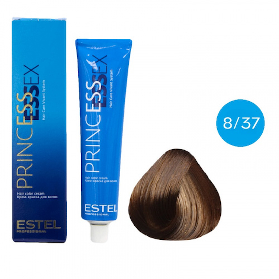 ESTEL PRINCESS ESSEX Крем - краска д/волос 60мл    8/37 светло - русый золотисто - коричневый