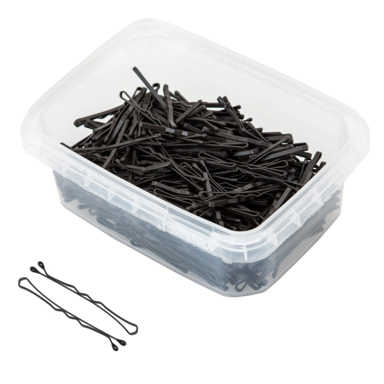 DEWAL Невидимки SLN40V-1/200 черные 40мм 200гр