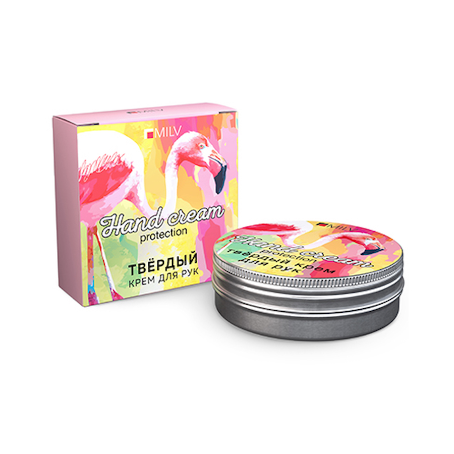 MILV 18693 Крем д/рук твердый на пчелином воске защитный 30мл  РОЗОВЫЕ МЕЧТЫ