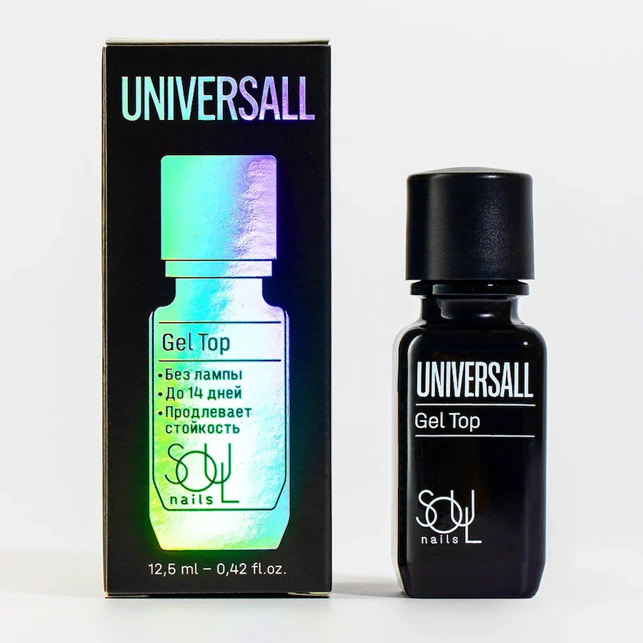 SOUL Топ д/лака 12,5мл  UNIVERSALL GEL TOP