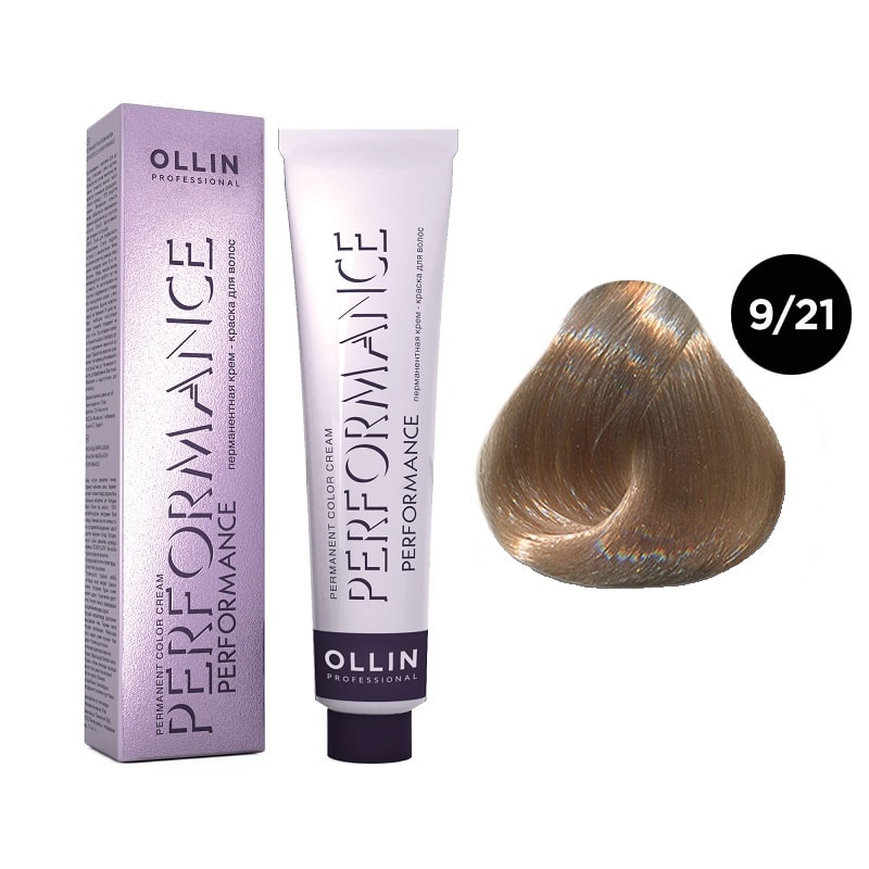 OLLIN PERFORMANCE Перманентная крем - краска д/волос 60мл   9/21