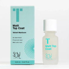 SOUL Топ д/лака 12,5мл  Matt Top Coat
