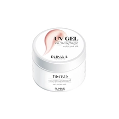 RUNAIL 3453 Камуфлирующий УФ - гель 15гр РОЗОВЫЙ ШЕЛК