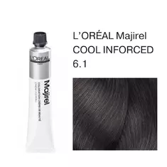 LOREAL MAJIREL COOL INFORCED Краска д/волос 60мл   6.1