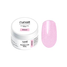 RUNAIL 8554 Гель моделирующий с поталью BUILDER UV GEL POTAL 15мл