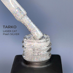 TARKO Гель - лак LASER CAT FLASH   7мл  SILVER