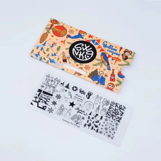 SWANKY Пластина д/стемпинга  №196  6х12см