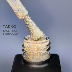 TARKO Гель - лак LASER CAT FLASH   7мл  GOLD