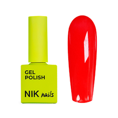 NIK NAILS Гель - лак RED 10мл  №01