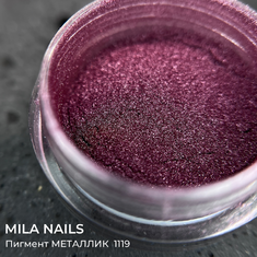 MILA NAILS Пигмент МЕТАЛЛИК  1119  РОЗОВЫЙ