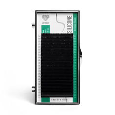 LOVELY Ресницы SILICONE - 20 линий  черные   D  0.10  14мм