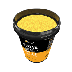 MILV 18312H Сахарно - солевой скраб д/тела 290гр  МЕД