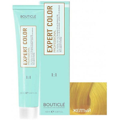 BOUTICLE EXPERT Перманентный крем - краситель д/волос 100мл    ЖЕЛТЫЙ