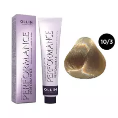 OLLIN PERFORMANCE Перманентная крем - краска д/волос 60мл  10/3