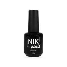 NIK NAILS Гель д/наращивания BASIC LIQUID GEL 15мл  CLEAR