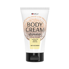 MILV 18281 Крем - блеск д/тела с шиммером и роскошным цветочным ароматом 150мл