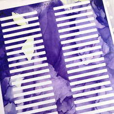 IBDI NAILS Наклейки НА ТИПСЫ  02  фиолетовый мрамор