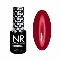 NAIL REPUBLIC База д/гель - лака камуфлирующая LADY IN RED 10мл  №92