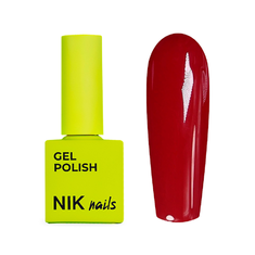 NIK NAILS Гель - лак RED 10мл  №04