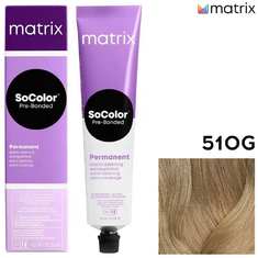 MATRIX SOCOLOR.beauty Краска д/волос 90мл   510G очень очень светлый блондин золотистый для покрытия трудно поддающейся седины