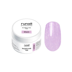 RUNAIL 8563 Гель моделирующий с хлопьями юки BUILDER UV GEL YUKI 15мл