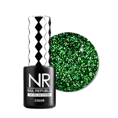 NAIL REPUBLIC Гель - лак светоотражающий FLASH 10мл  №14