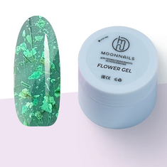 MOONNAILS Гель FLOWER 5мл  GREEN