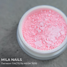 MILA NAILS Пигмент ПАСТЕЛЬ НЕОН  7070  РОЗОВЫЙ