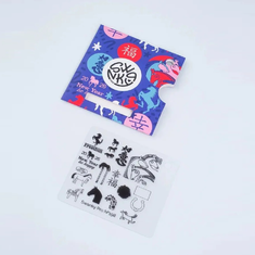 SWANKY Пластина д/стемпинга  №198  6х6см