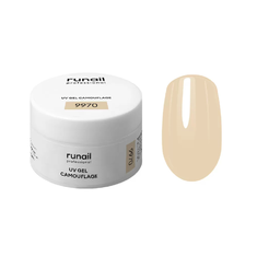 RUNAIL 9970 Камуфлирующий УФ - гель 15гр  ТОПЛЕНОЕ МОЛОКО