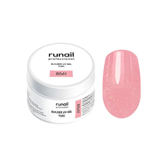 RUNAIL 8561 Гель моделирующий с хлопьями юки BUILDER UV GEL YUKI 15мл