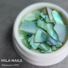 MILA NAILS Ракушечник  4710  САЛАТОВЫЙ