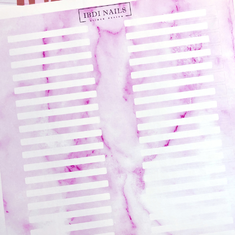 IBDI NAILS Наклейки НА ТИПСЫ  08  розовый мрамор