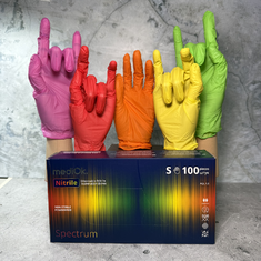 MEDIOK Перчатки нитриловые SPECTRUM  S  100шт