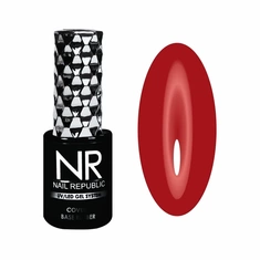 NAIL REPUBLIC База д/гель - лака камуфлирующая LADY IN RED 10мл  №91