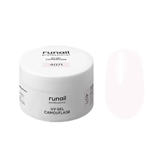 RUNAIL 4071 Камуфлирующий УФ - гель 15гр  ФАРФОРОВЫЙ БЛЕСК