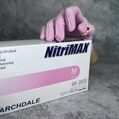 NITRIMAX Перчатки нитриловые РОЗОВЫЕ  M  100шт