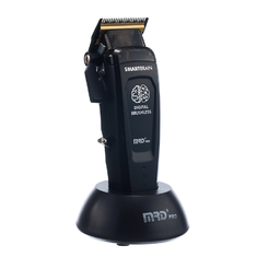 MRD Машинка HC-90-4 BLACK д/стрижки окантовочная аккумулятор/сеть, 7200 об\мин, нож 45 мм, 0,3 -4,0мм, 6 насадок