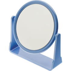 DEWAL BEAUTY Зеркало MR115 настольное в синей оправе