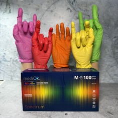 MEDIOK Перчатки нитриловые SPECTRUM  M  100шт